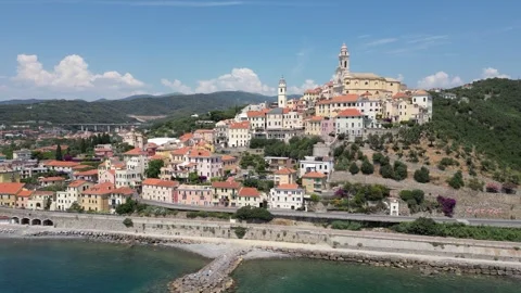 Cervo Imperia Stock Footage 343154838