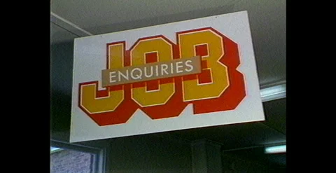 CES Job Centre Interior, Australia (1985) Stock Footage 310869810
