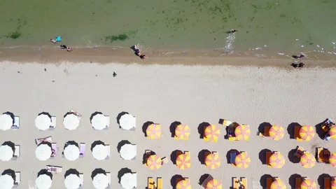 Cesanatico beach Video stock 344053518