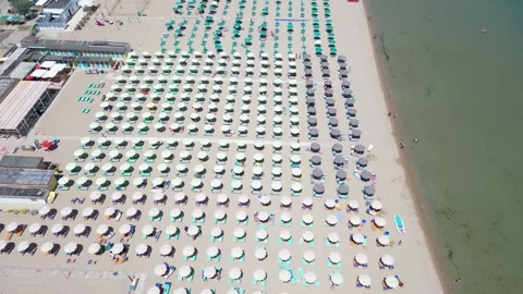 Cesanatico beach 스톡 동영상 344053722