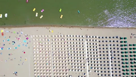 Cesanatico beach Video stock 344053898