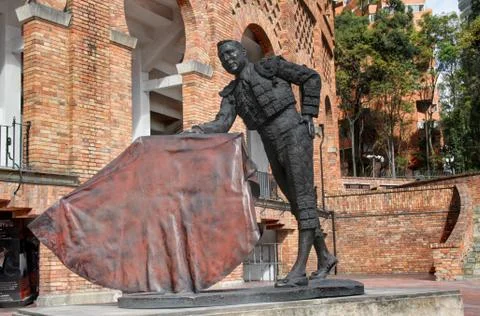 Cesar Rincon statue Stock Photos