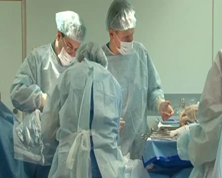 Cesarean section Stockbeeldmateriaal 8955902