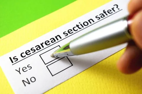 Is cesarean section safer? Stock Photos