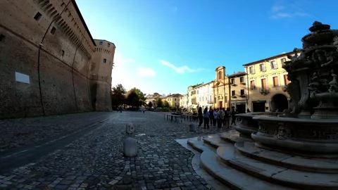 Cesena, Emilia-Romagna September 17 2022 Fountain City Center 動画素材 301828750