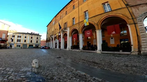 Cesena, Emilia-Romagna September 17 2022 Fountain City Center 스톡 동영상 301829948