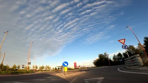 Cesena, Emilia-Romagna September 27 2022 Italy Driving 1348 Cesena Stock Footage 301020010