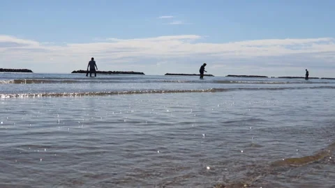 Cesenatico mare people Video stock 132048946