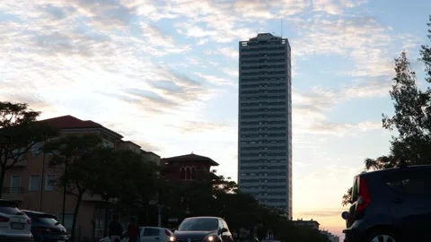 Cesenatico skyscraper Video stock 132048923