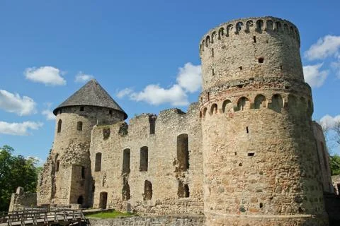 Cesis Castle Stock Photos
