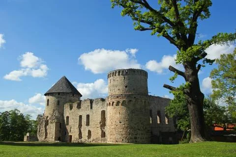 Cesis Castle Stock Photos