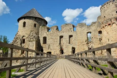 Cesis Castle Stock Photos
