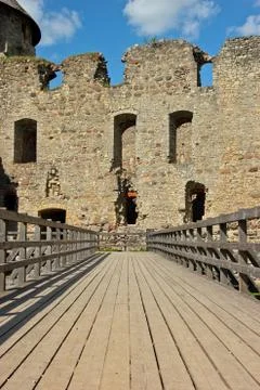 Cesis Castle Stockfoto's