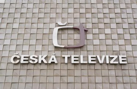 Ceska televize Stock Photos