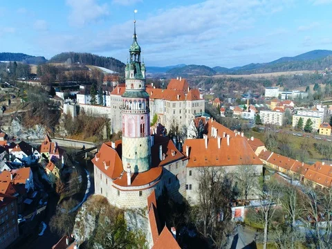 Cesky Krumlov castle 動画素材 76029460