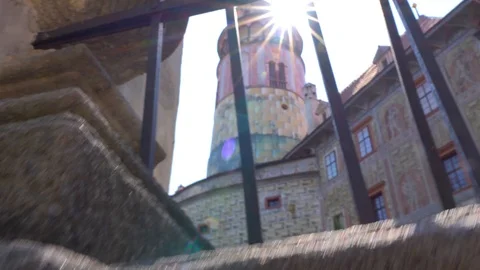 Cesky Krumlov Castle Stock Footage 106522267