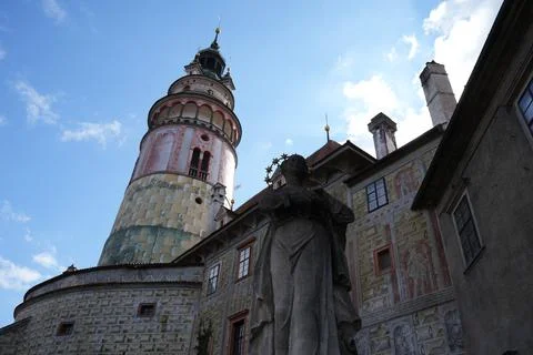 Cesky Krumlov Castle Stock Photos