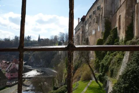 Cesky Krumlov Castle Stock Photos