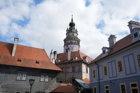 Cesky Krumlov Castle Stock Photos