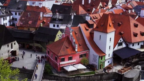 Cesky Krumlov Stock-Footage 75701938