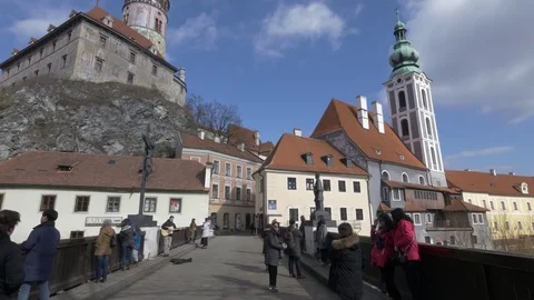 Cesky Krumlov Old Town Видео 76029952