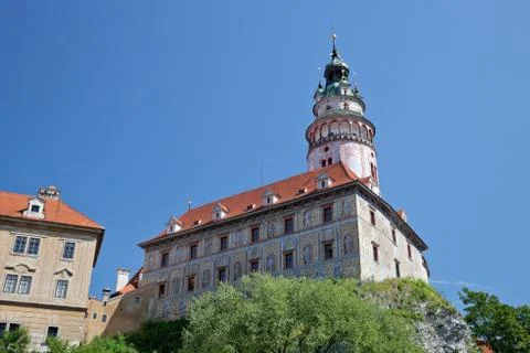 Cesky krumlov Foto stock