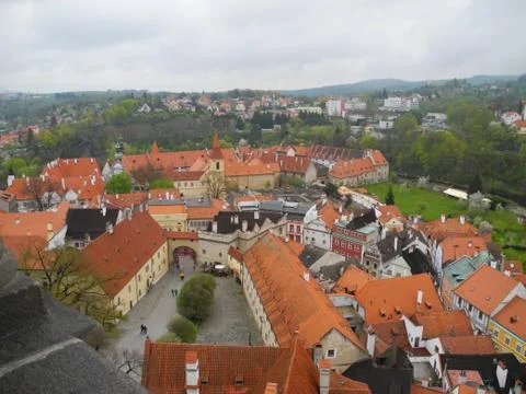 Cesky Krumlov 写真素材