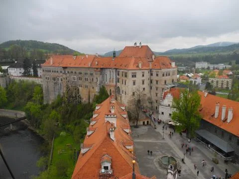 Cesky Krumlov 写真素材