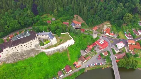The Cesky Sternberk castle. Stock-Footage 72021932