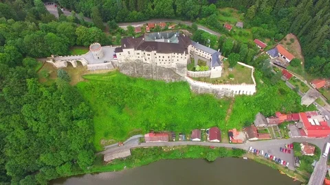 The Cesky Sternberk castle. Stock Footage 72022591