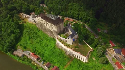 The Cesky Sternberk castle. 스톡 동영상 72022612