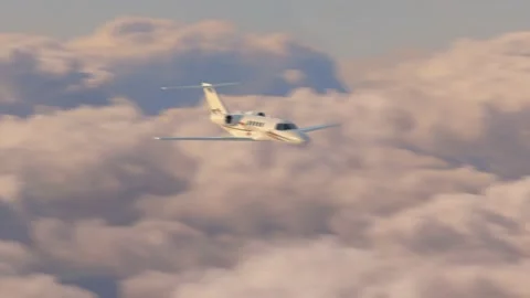 Cesna seg frente Stock Footage 131782676