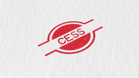 CESS Stamp Vídeo Stock 300121934