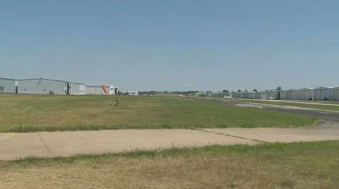 Cessna 172 takeoff Stock Footage 714592