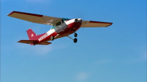 Cessna 172N Take Off Stockbeeldmateriaal 62822289