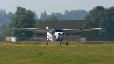 Cessna 172S Take Off Stock Footage 62822544