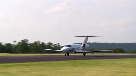 Cessna Citation CJ4 Take Off Stockbeeldmateriaal 68032943