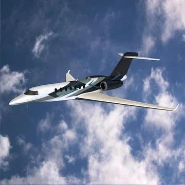 3D Model: Cessna Citation longitude business jet #53003821