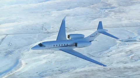 Cessna Citation X Lower Left Turn 스톡 동영상 67962172