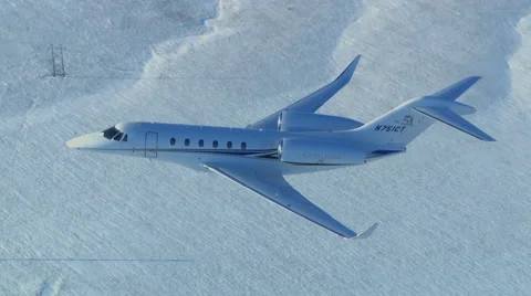 Cessna Citation X Straight Level Video stock 67962701