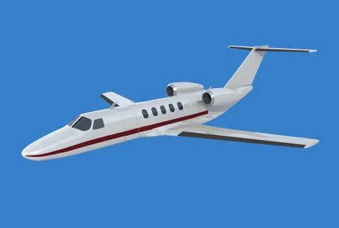 Cessna cj4 private jet Stock Illustration