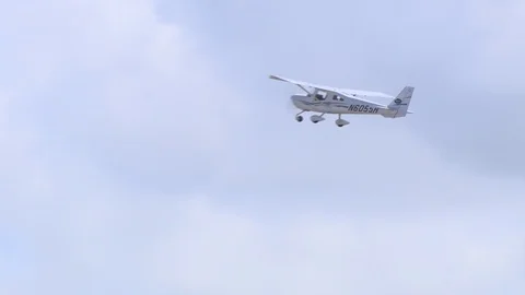 Cessna Flight Stock Footage 125669009