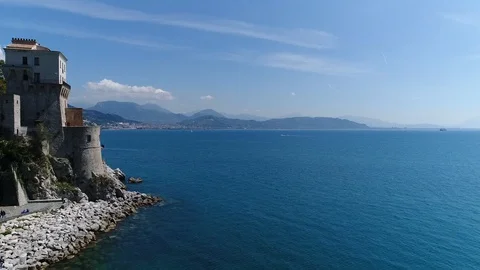 Cetara castle Video stock 128451169