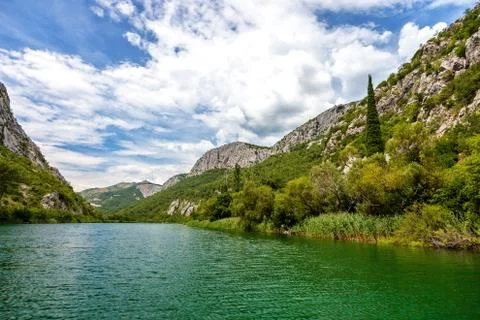 Cetina River Canyon Stock Photos