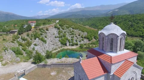 Cetina water source spring in Croatia Stock Footage 66371765