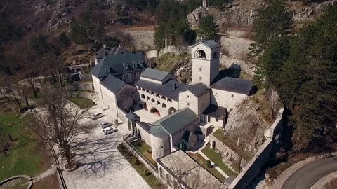 The Cetinje Monastery Stock Footage