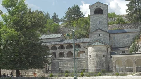 Cetinje old monastery Stock Footage 61442244