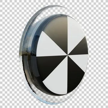 Ceuta 3d illustration flag on pole. Wood flagpole Stock Illustration