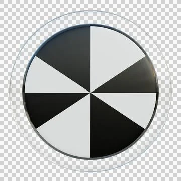 Ceuta 3d illustration flag on pole. Wood flagpole 库存插图