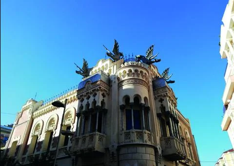Ceuta house Stock Photos